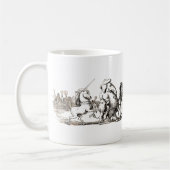 Tierische Niedliche Kunst Einhorn Elefant Löwe Zoo Kaffeetasse (Links)