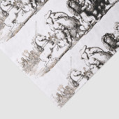 Tierische Niedliche Kunst Einhorn Elefant Löwe Zoo Seidenpapier (Ausschnitt)