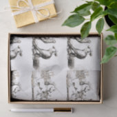 Tierische Niedliche Kunst Einhorn Elefant Löwe Zoo Seidenpapier (Geschenk)