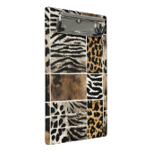 Tierische Printwerbung - Mini-Zwischenablage Mini Klemmbrett (Schrägansicht)