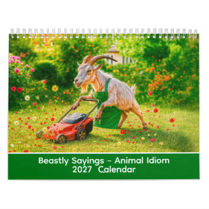 Tierische Redewendungen – Tieridiom-Kalender Kalender