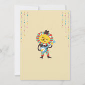 Tierische Süssen feiern Kinderdusche Einladung (Rückseite)