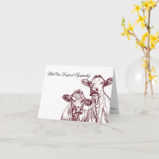 Tierische Sympathie-Karte Karte (Gelbe Blume)