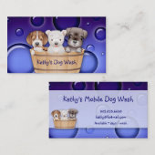 Tierische tierärztliche Visitenkarte verfolgt (Vorne/Hinten)