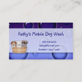 Tierische tierärztliche Visitenkarte verfolgt (Rückseite)