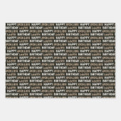 Tierische Zebra-Umhüllungspapier flache Blätter 3 (Vorderseite 3)