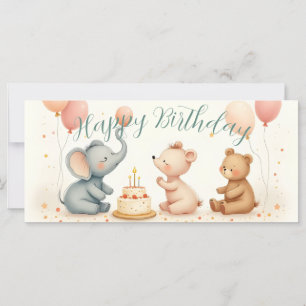 Tierischer Geburtstagsfreud mit Luftballons
