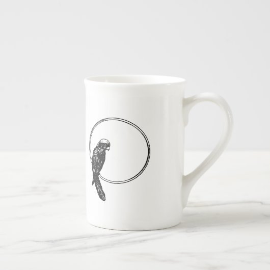 tierischer Kreis Porzellantasse (Rechts)