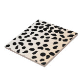 Tierischer Leopard print Fliese (Seite)