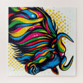Tierischer Pop Art 600 Stück Puzzle (Horizontal)