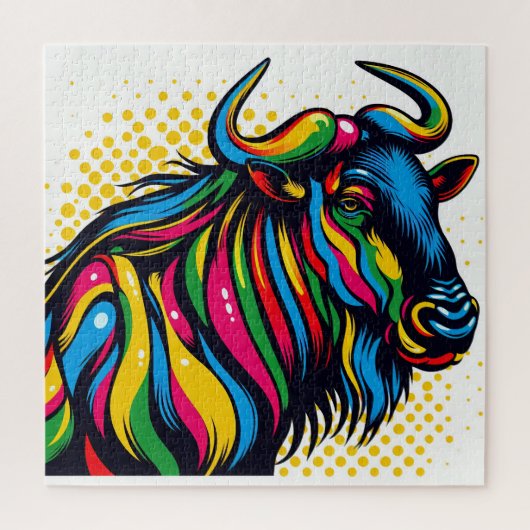 Tierischer Pop Art 600 Stück Puzzle (Vertikal)