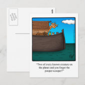 tierischer Spaß Postkarte "Spectickles" (Vorne/Hinten)