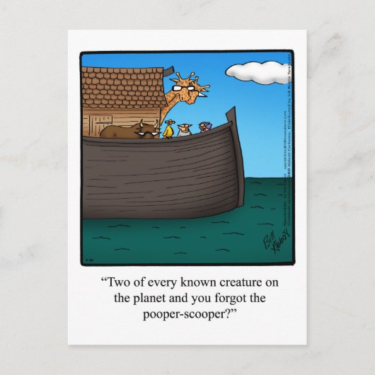 tierischer Spaß Postkarte "Spectickles" (Vorderseite)