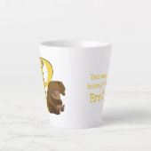 Tierisches ABC B ist für Tasse mit Bärenlatte best (Vorderseite)