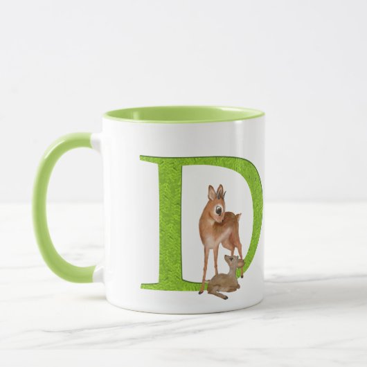 Tierisches ABC D ist zur Dik-dik-Tasse bestimmt. Tasse (Links)