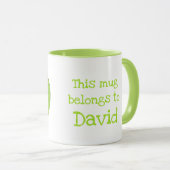 Tierisches ABC D ist zur Dik-dik-Tasse bestimmt. Tasse (VorderseiteRechts)