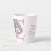 Tierisches ABC E ist zur Behandlung von Elefantenl Milchtasse (Vorderseite)