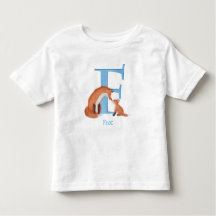 Tierisches ABC F ist für Fuchs-T - Shirt bestimmt