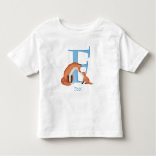 Tierisches ABC F ist für Fuchs-T - Shirt bestimmt