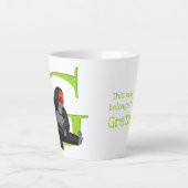 Tierisches ABC G ist für Gorilla Latte Tasse geeig (Vorderseite)