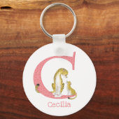 Tierisches ABC ist ein Schlüsselring für Gepard Schlüsselanhänger (Vorderseite)