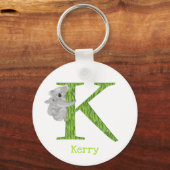 Tierisches ABC K ist ein Schlüsselring für Koala Schlüsselanhänger (Vorderseite)