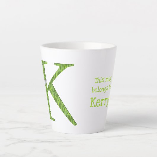 Tierisches ABC K ist für koala latte Tasse geeigne (Vorderseite)