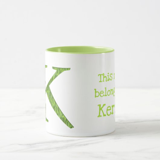 Tierisches ABC K ist für koala Tasse bestimmt. (Zentrum)