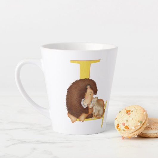 Tierisches ABC L ist für Tasse von Löwe aus Latein (Beispiel)