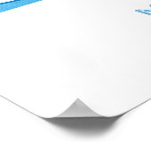 Tierisches ABC M ist für Manateprint Poster (Ecke)