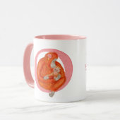 Tierisches ABC O ist zur Tasse von Orang-utan best (Vorderseite Links)