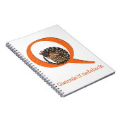 Tierisches ABC Q ist ein Quoll-Notebook Notizblock (Rechte Seite)