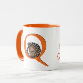 Tierisches ABC Q ist eine Quoll-Tasse Tasse (Vorderseite Links)
