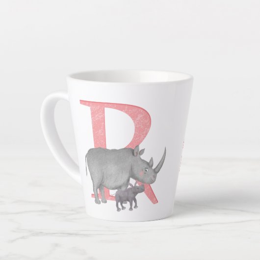 Tierisches ABC R ist zur Behandlung der latten Rhi Milchtasse (Linke Ecke)