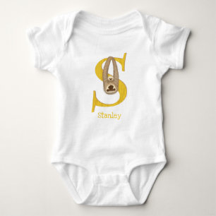Tierisches ABC S für faules Baby-Bodysuit Baby Strampler