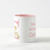 Tierisches ABC zur Tasse von Geparden (Zentrum)