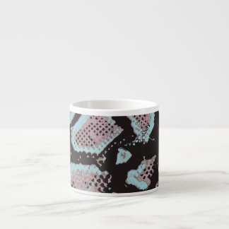 Tierisches Hautmuster, Vintages Design. Espressotasse