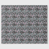 Tierisches Hautmuster, Vintages Design. Geschenkpapier (Flach)