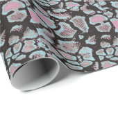 Tierisches Hautmuster, Vintages Design. Geschenkpapier (Rolleneckpunkt)