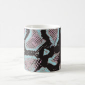 Tierisches Hautmuster, Vintages Design. Kaffeetasse (Mittel)