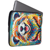 Tierisches Kunstdesign mit kühlem, dynamischem Des Laptopschutzhülle (Vorne Rechts)
