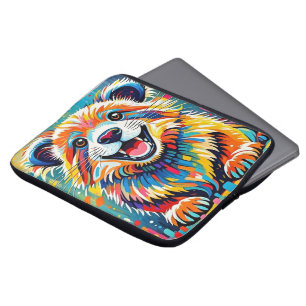 Tierisches Kunstdesign mit kühlem, dynamischem Des Laptopschutzhülle