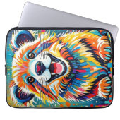 Tierisches Kunstdesign mit kühlem, dynamischem Des Laptopschutzhülle (Vorderseite)