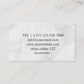 Tierisches Logo Tierärztliche Klinik Haustiere Sit Visitenkarte (Rückseite)