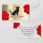 Tierisches Logokombinat Tierklinische Begrünung Visitenkarte (Vorne/Hinten)