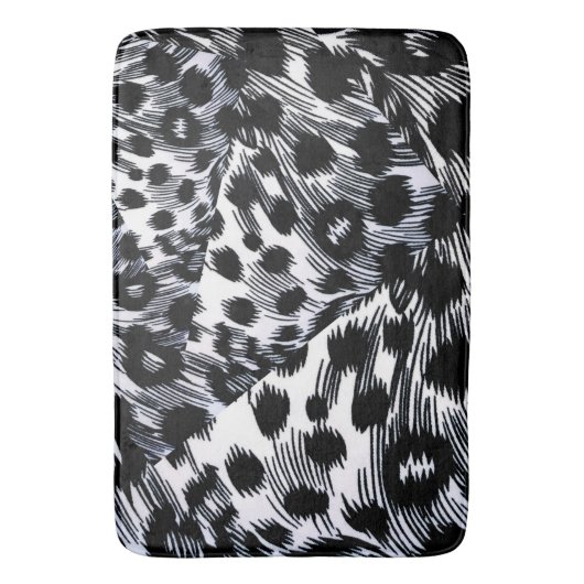 Tierisches Muster Badematte (Vorderseite Vertikal)