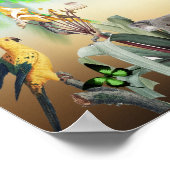 tierisches Planet Poster (Ecke)