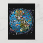 tierisches Planet Postkarte (Vorderseite)