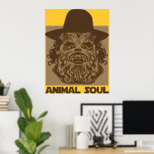 tierisches Soul Poster (Heimbüro)