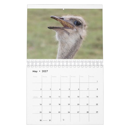 Tierkalender 2026 kalender (Mai 2027)